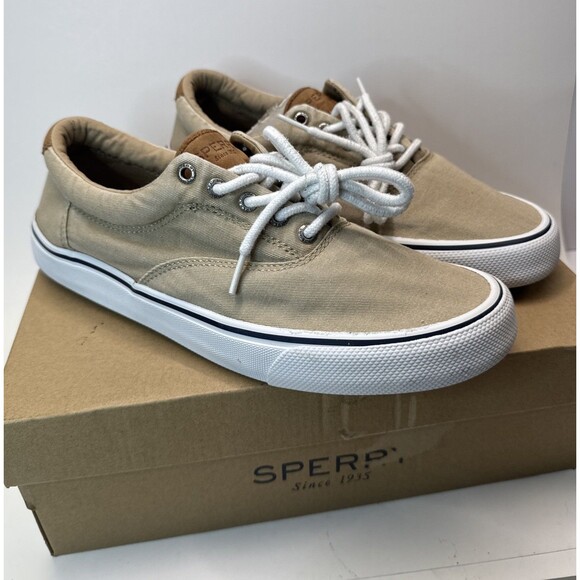 Sperry Men’s Top-Sider Striper II CVO Washed Sneaker Size 9.5 - Picture 1 of 10